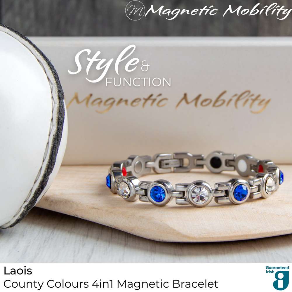 
                  
                    Load image into Gallery viewer, 4in1 Magnetic Bracelet: County Colours | Magnetic Mobility
                  
                