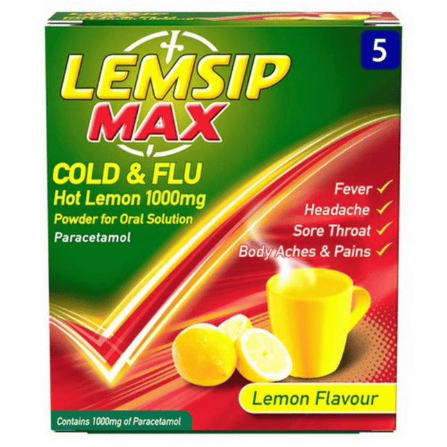 Lemsip Max Cough & Cold Sachets  Lemon Flavour / 5's