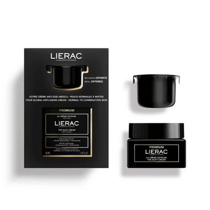 Lierac Premium Silky Cream Set + Free Refill