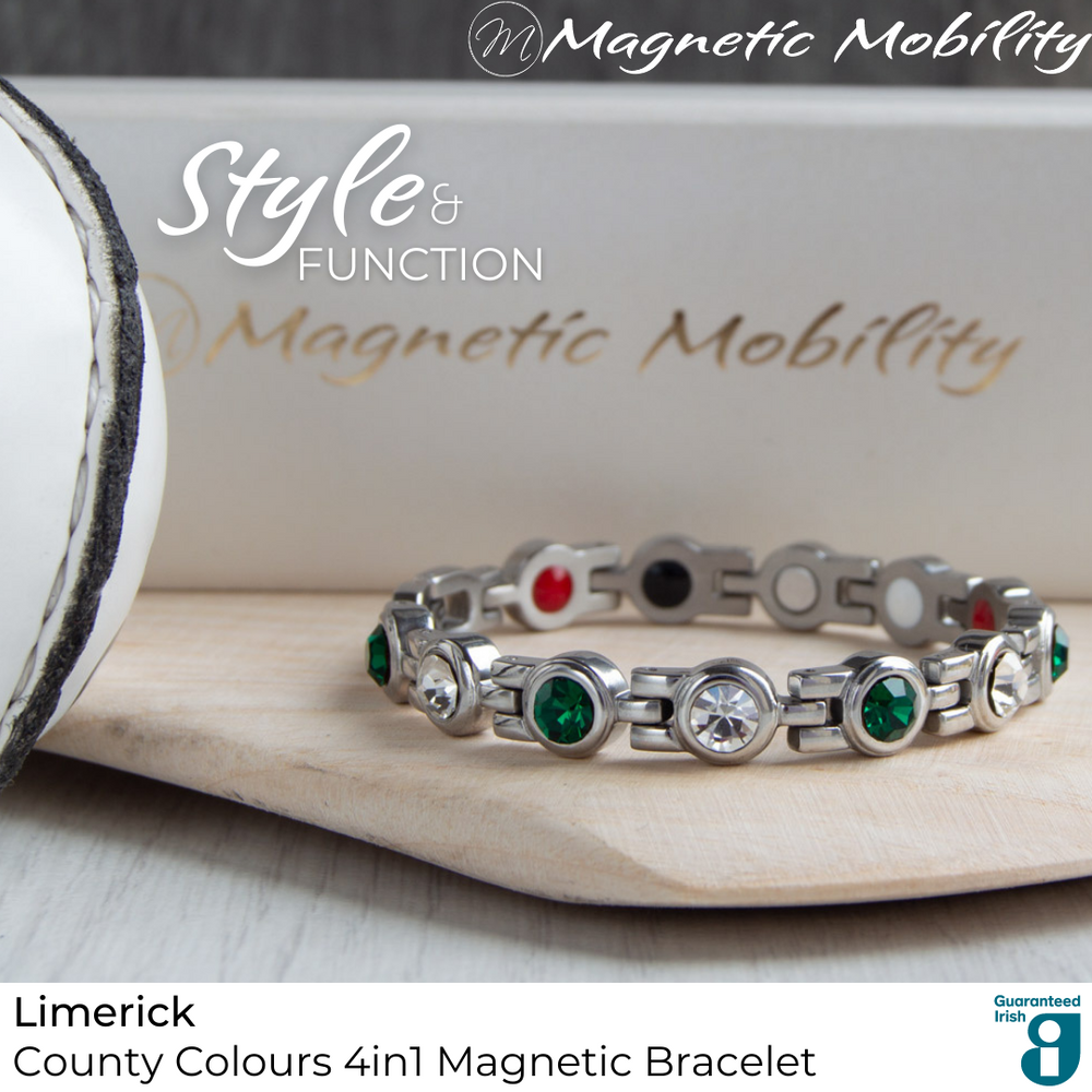 
                  
                    Load image into Gallery viewer, 4in1 Magnetic Bracelet: County Colours | Magnetic Mobility
                  
                