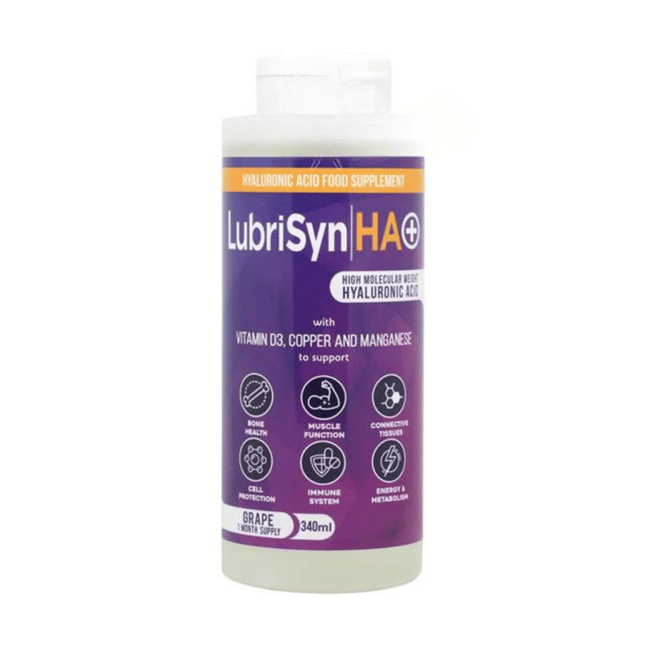 LubriSyn HA+ 60mg Grape Food Supplement 340ml