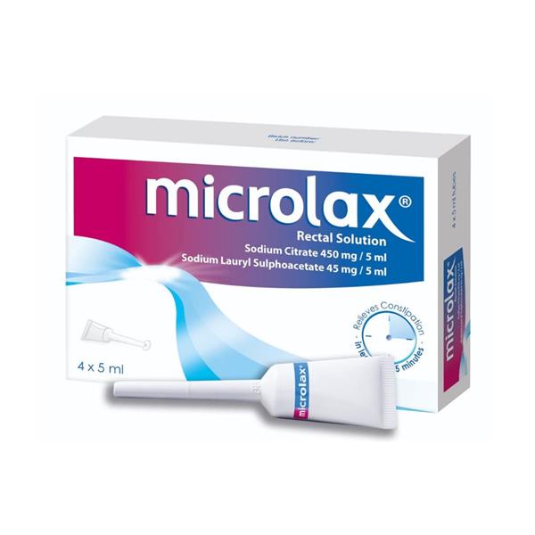 Microlax Rectal Solution 4 Pack