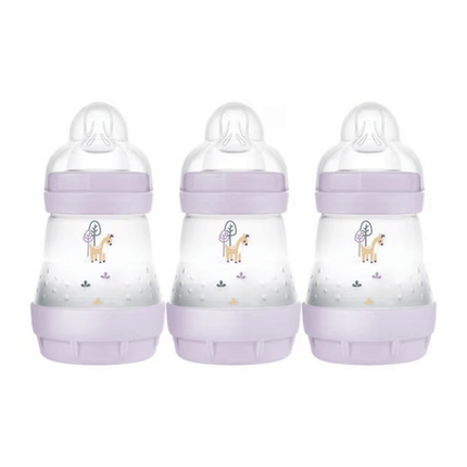 Mam Easy Start Anti-Colic 160ml Bottle 3Pk - Girl