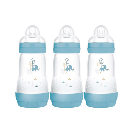 Mam Easy Start Anti-Colic 260ml Bottle 3Pk - Boy