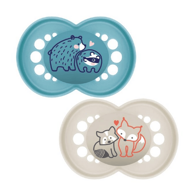 Mam Original 6+M Soother 2Pk - Mixed