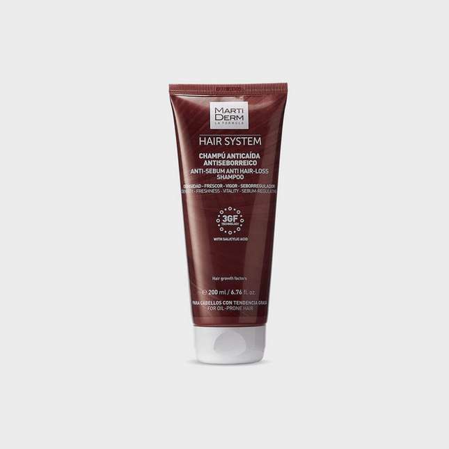 Martiderm Hair System Anti-Sebum Anti Hair-Loss Shampoo 200ml