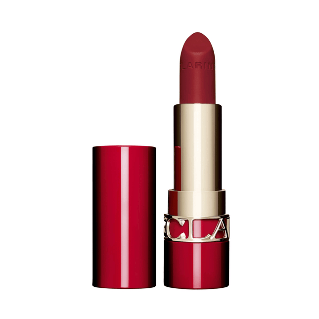 Clarins Matte Lipstick Joli Rouge Velvet #754V - Deep Red (Red)