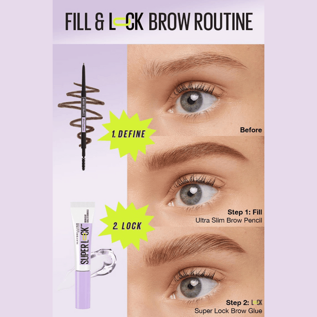 Maybelline New York Super Lock Brow Glue - Clear