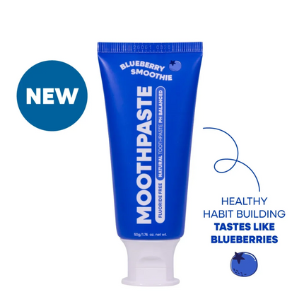 MooGoo Kids Moothpaste Blueberry Smoothie - Fluoride Free 50g