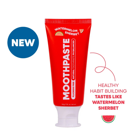 MooGoo Kids Moothpaste Watermelon Sherbet - Fluoride Free 50g