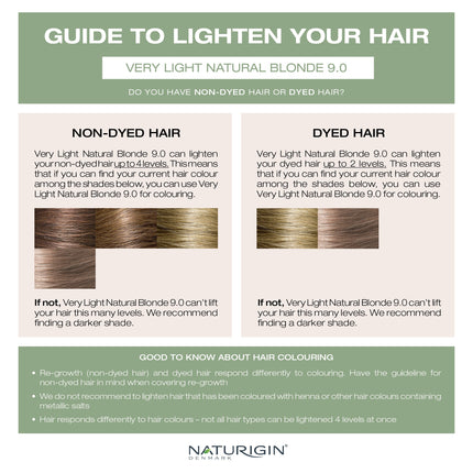 Light Blonde 9.0 Permanent Hair Colour