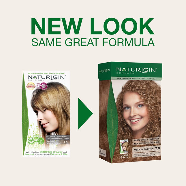 Medium Blonde 7.0 Permanent Hair Colour