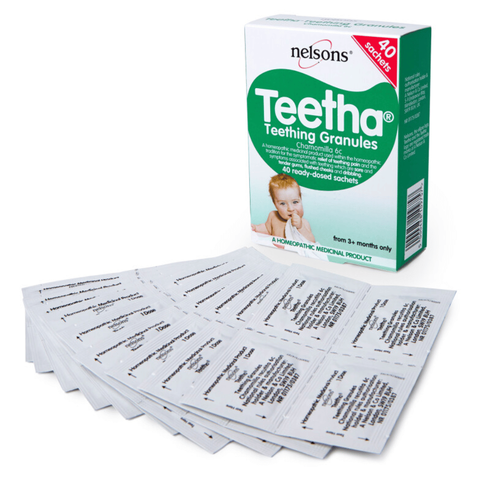 
                  
                    Load image into Gallery viewer, Nelsons Teetha Teething Granules 40 Sachets
                  
                
