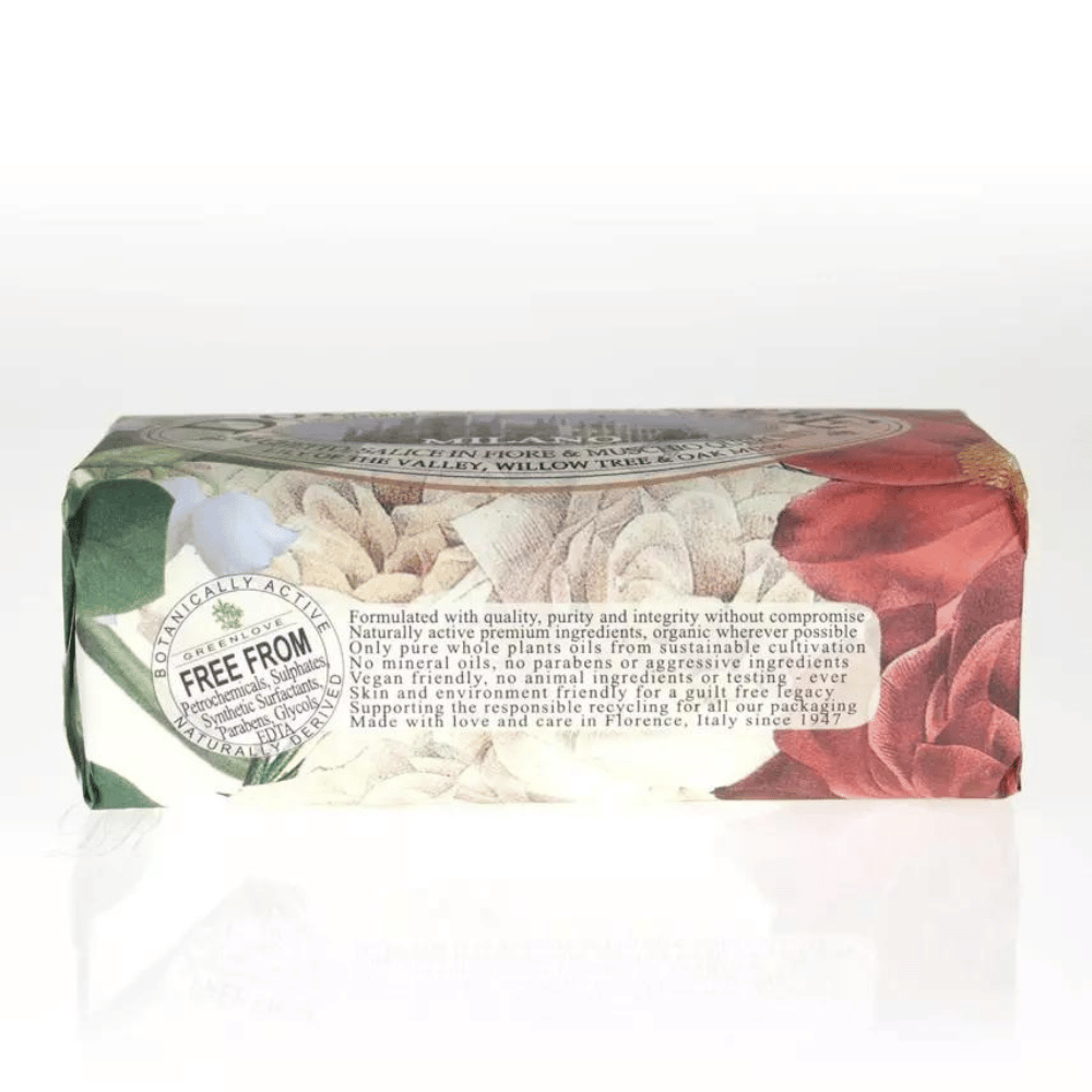 
                  
                    Load image into Gallery viewer, Nesti Dante Dolce Vivere Milano Soap 250g Side
                  
                