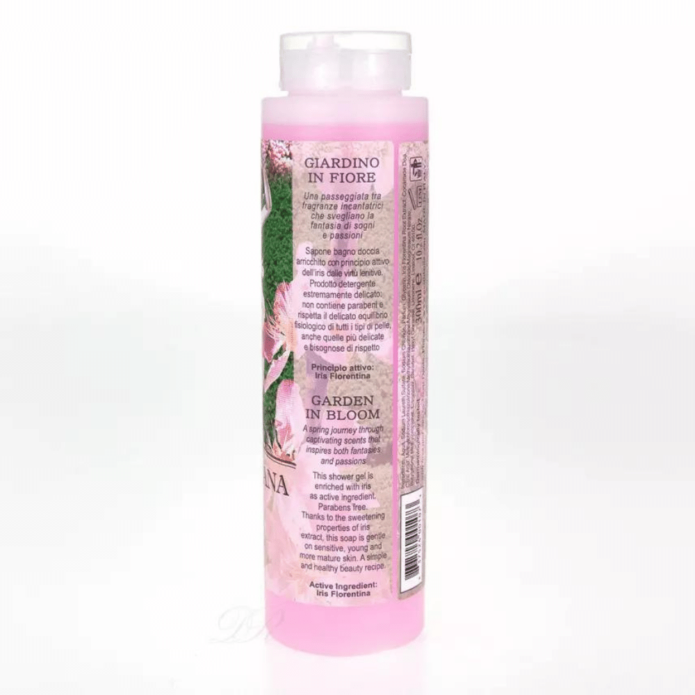 
                  
                    Load image into Gallery viewer, Nesti Dante Garden In Bloom Shower Gel 300ml Back
                  
                