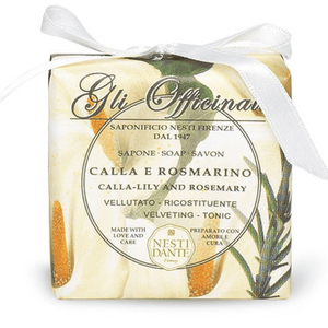 
                  
                    Load image into Gallery viewer, Nesti Dante Gli Officinali  Calla Lilly &amp;amp; Rosemary Soap 200g
                  
                