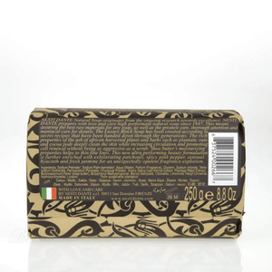 
                  
                    Load image into Gallery viewer, Nesti Dante Luxury Black Soap Soap 250g Back
                  
                