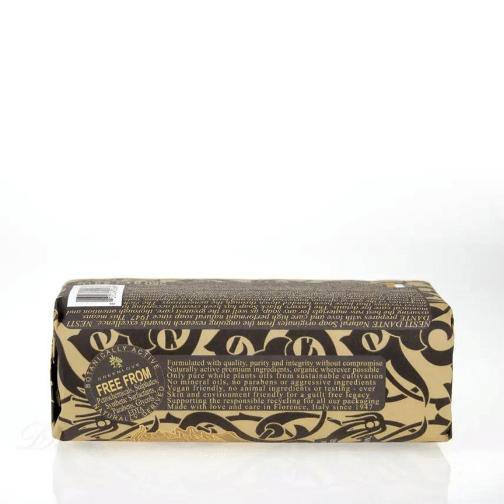 
                  
                    Load image into Gallery viewer, Nesti Dante Luxury Black Soap Soap 250g Side 2
                  
                