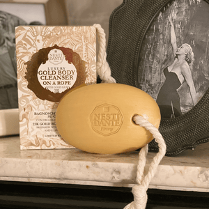 
                  
                    Load image into Gallery viewer, Nesti Dante Luxury Gold Body Cleanser On A Rope 150g
                  
                