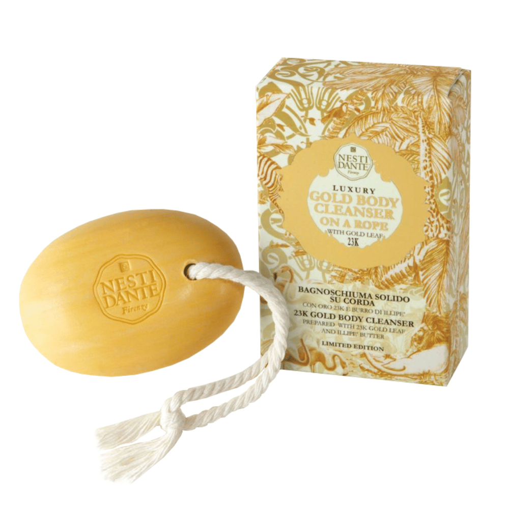 Nesti Dante Luxury Gold Body Cleanser On A Rope 150g