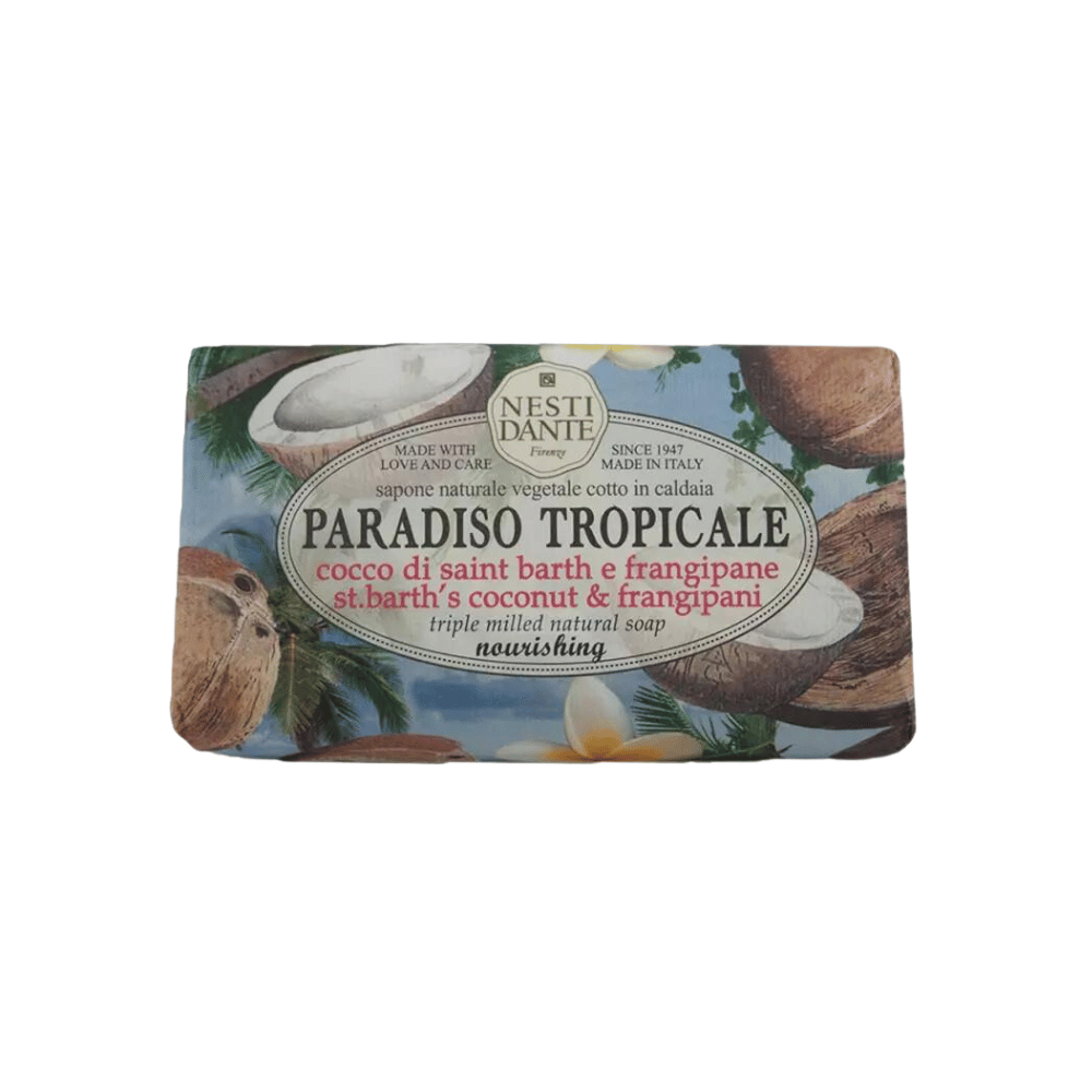 Nesti Dante Paradiso Tropicale St Bath Coconut & Frangipane Soap 250g