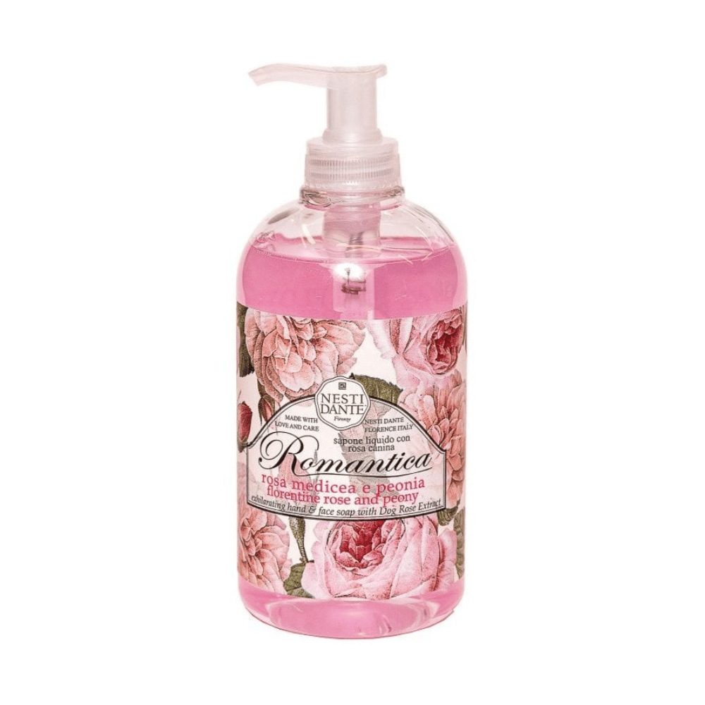 Nesti Dante Romantica Florentine Rose & Peony Liquid Soap 500ml