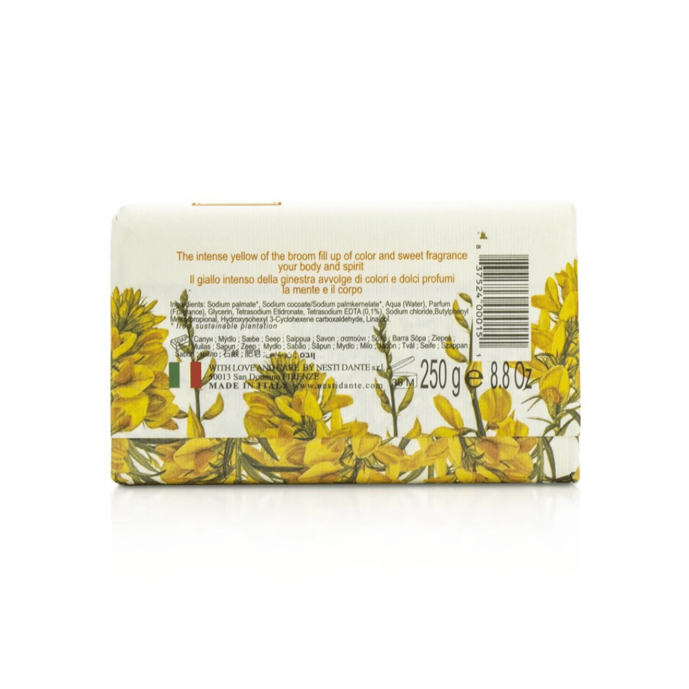 
                  
                    Load image into Gallery viewer, Nesti Dante Soap Dei Colli Florentini Broom Soap 250g Back
                  
                