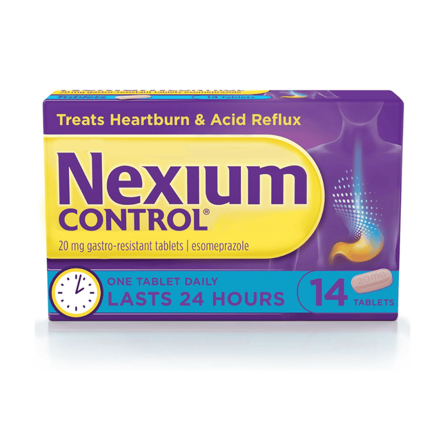 Nexium Control 20mg Tablets 14's