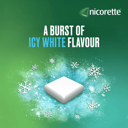 Nicorette 4mg Gum Icy White - 105 Pieces