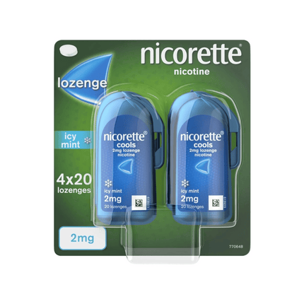 Nicorette Lozenge Cools 2mg 40 Pack