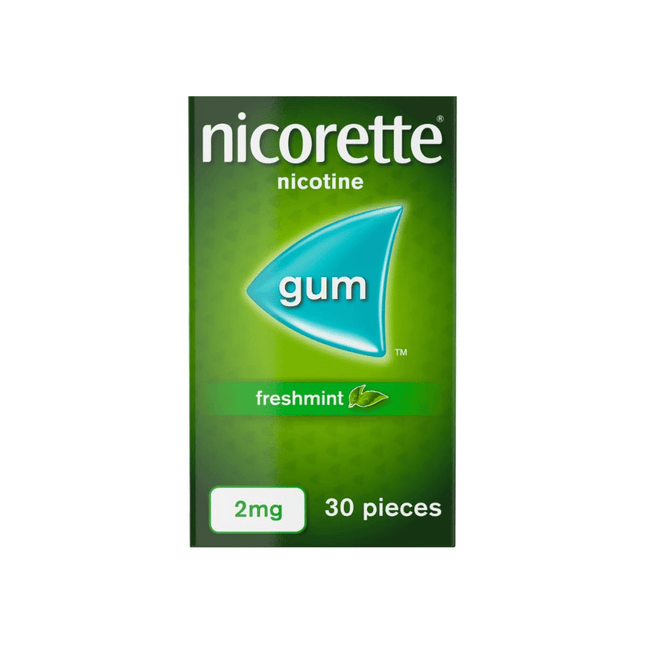 Nicorette 2mg Gum Freshmint - 30 Pieces