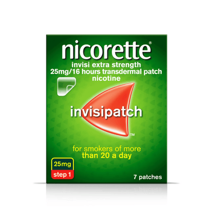 Nicorette Invisible Patch 25mg - 7 Patches