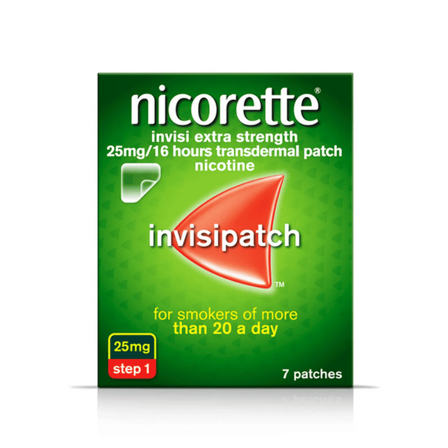 Nicorette Invisible Patch 25mg - 7 Patches