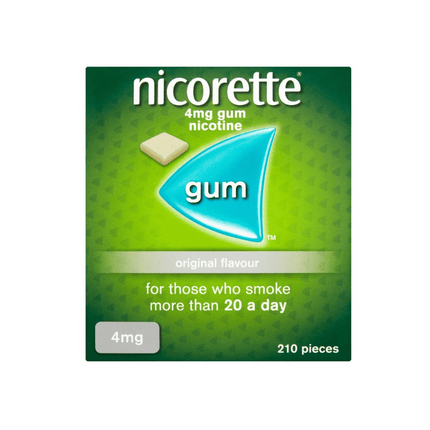 Nicorette 4mg Gum Original - 210 Pieces