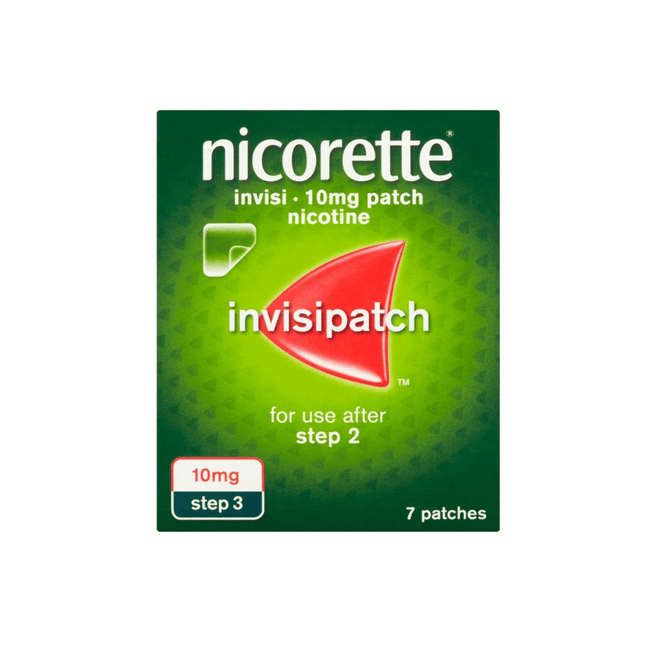 Nicorette Invisi Patches 10mg - 7 patches