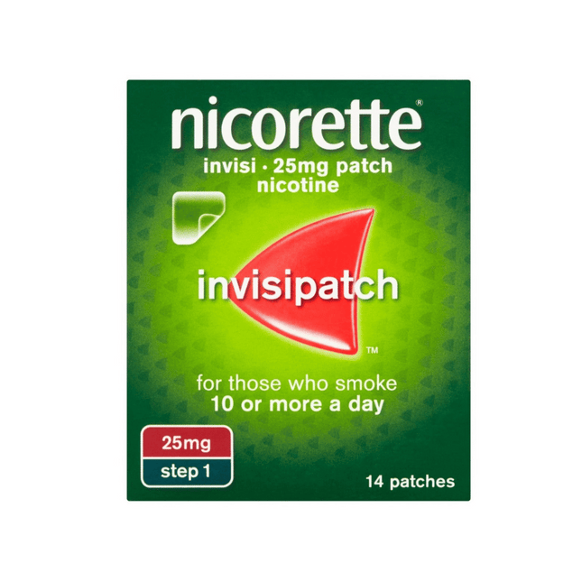 Nicorette Invisi Patches 25mg - 14 patches