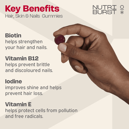 Nutriburst Hair, Skin & Nails 60 Gummies