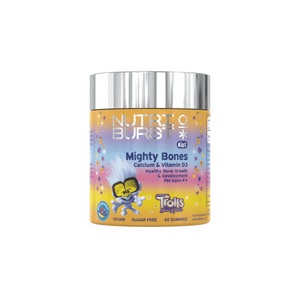 
                  
                    Load image into Gallery viewer, Nutriburst Mighty Bones Calcium &amp;amp; Vitamin D3 - 60 gummies
                  
                