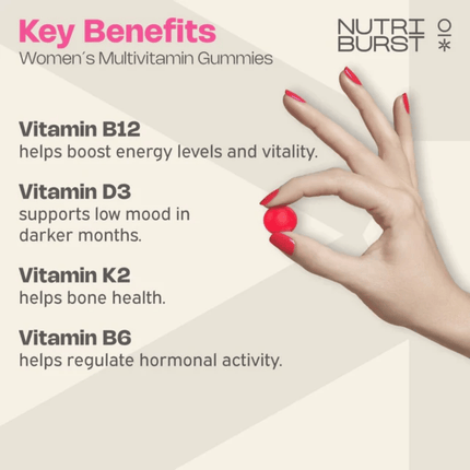 Nutriburst NutriBurst Womens Multivitamin 60 Gummies