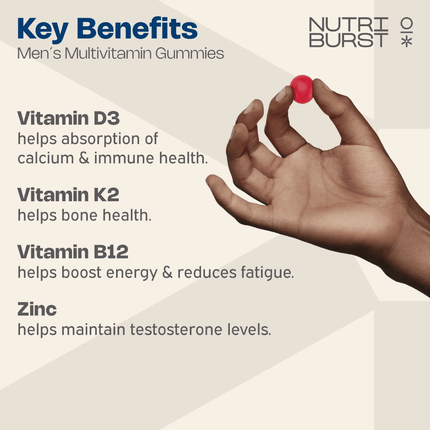 Nutriburst Men’s Multivitamin 60 Gummies