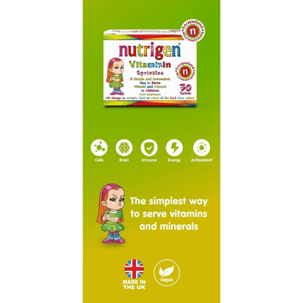 Nutrigen Vitamixin Sprinkles – multivitamin and Mineral Powder 30 sachets