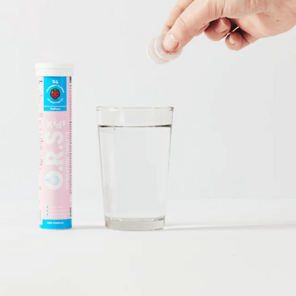 O.R.S KIDS Hydration Tablets - Strawberry / 24 Soluble Tablets