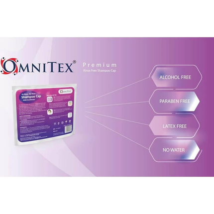 Omnitex Premium Rinse Free Shampoo Cap