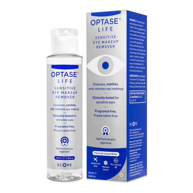 Optase Life Sensitive Eye Makeup Remover