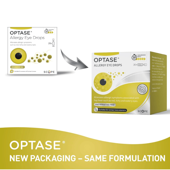Optase Allergy Eye Drops SDU 20s