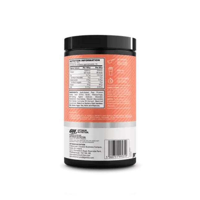 Optimum Nutrition Clear Protein 100% Plant Protein Isolate / Juicy Peach 280g