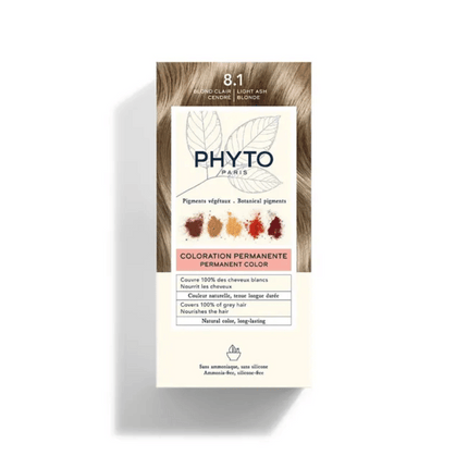 PHYTO Hair Color 8.1 Light Ash Blonde