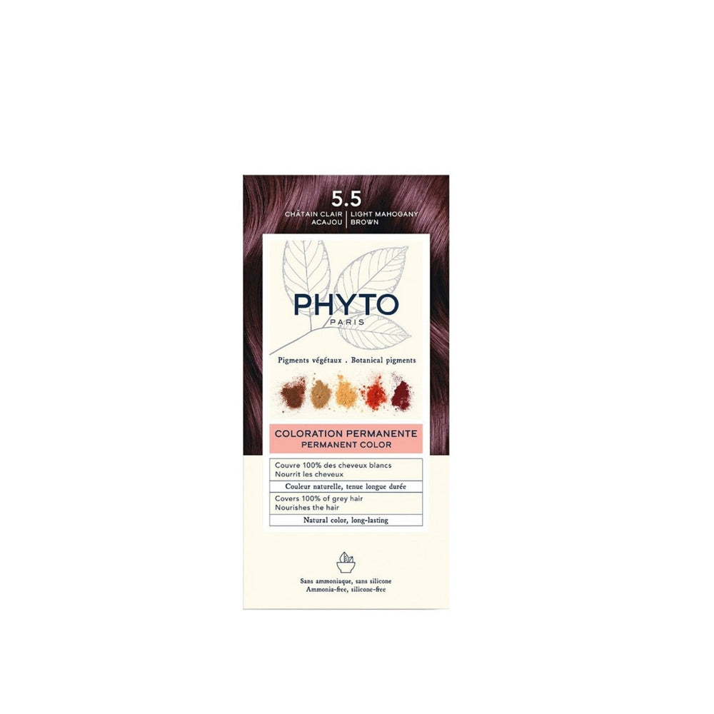 PHYTO COLORING 5.5 LIGHT BROWN MAHOGANY