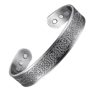 
                  
                    Load image into Gallery viewer, Privet - a stylish copper magnetic bracelet from Magnetic Mobility, featuring intricate geometric design and guaranteed Irish quality.
                  
                