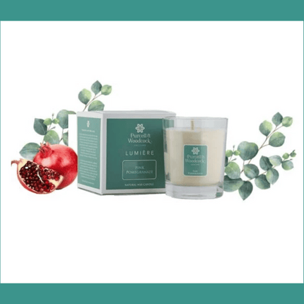 Purcell & Woodcock Lumiere Pink Pomegranate Scented Candle